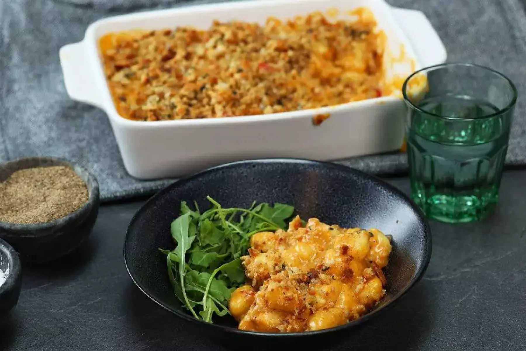 Vegan Cheesy Gnocchi Traybake Bosh TV