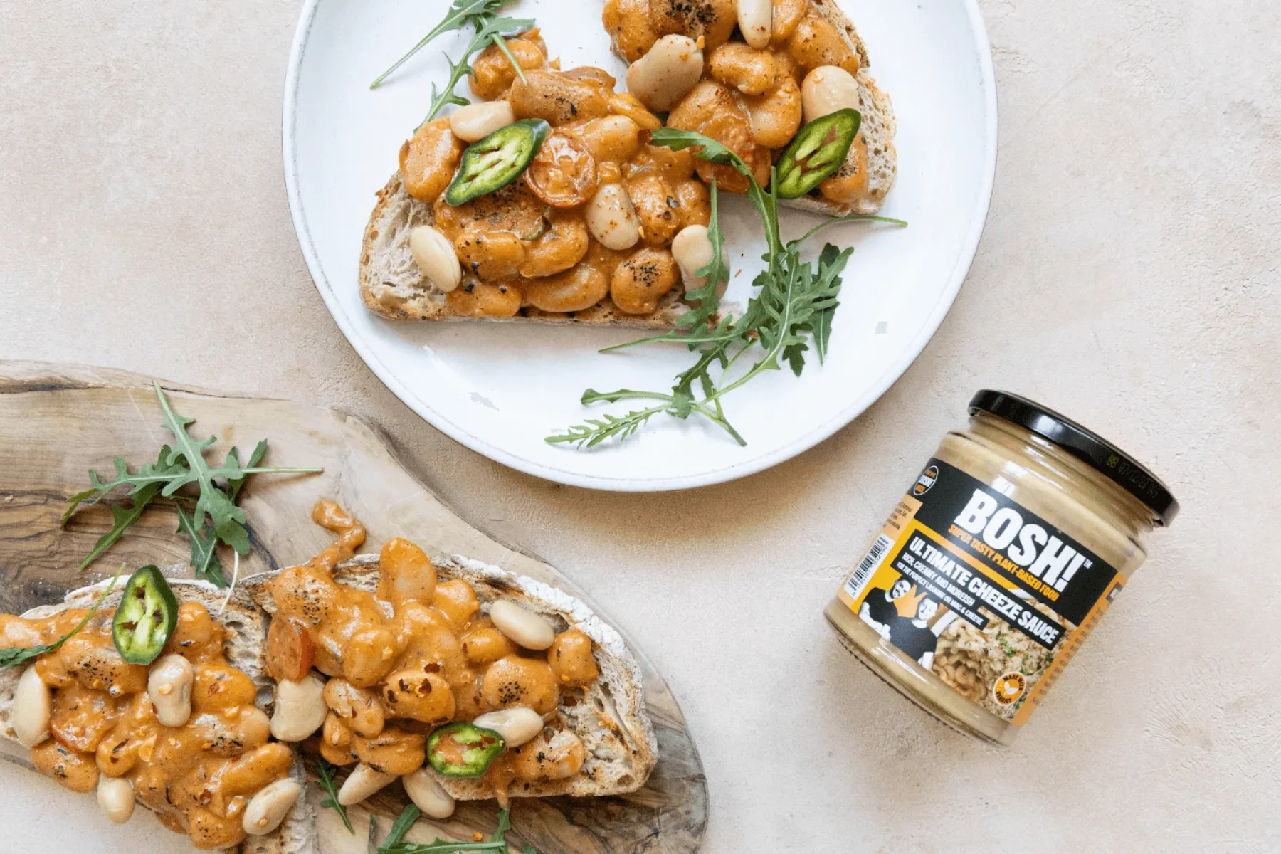 Vegan Cheezy Beans on Toast BOSHTV