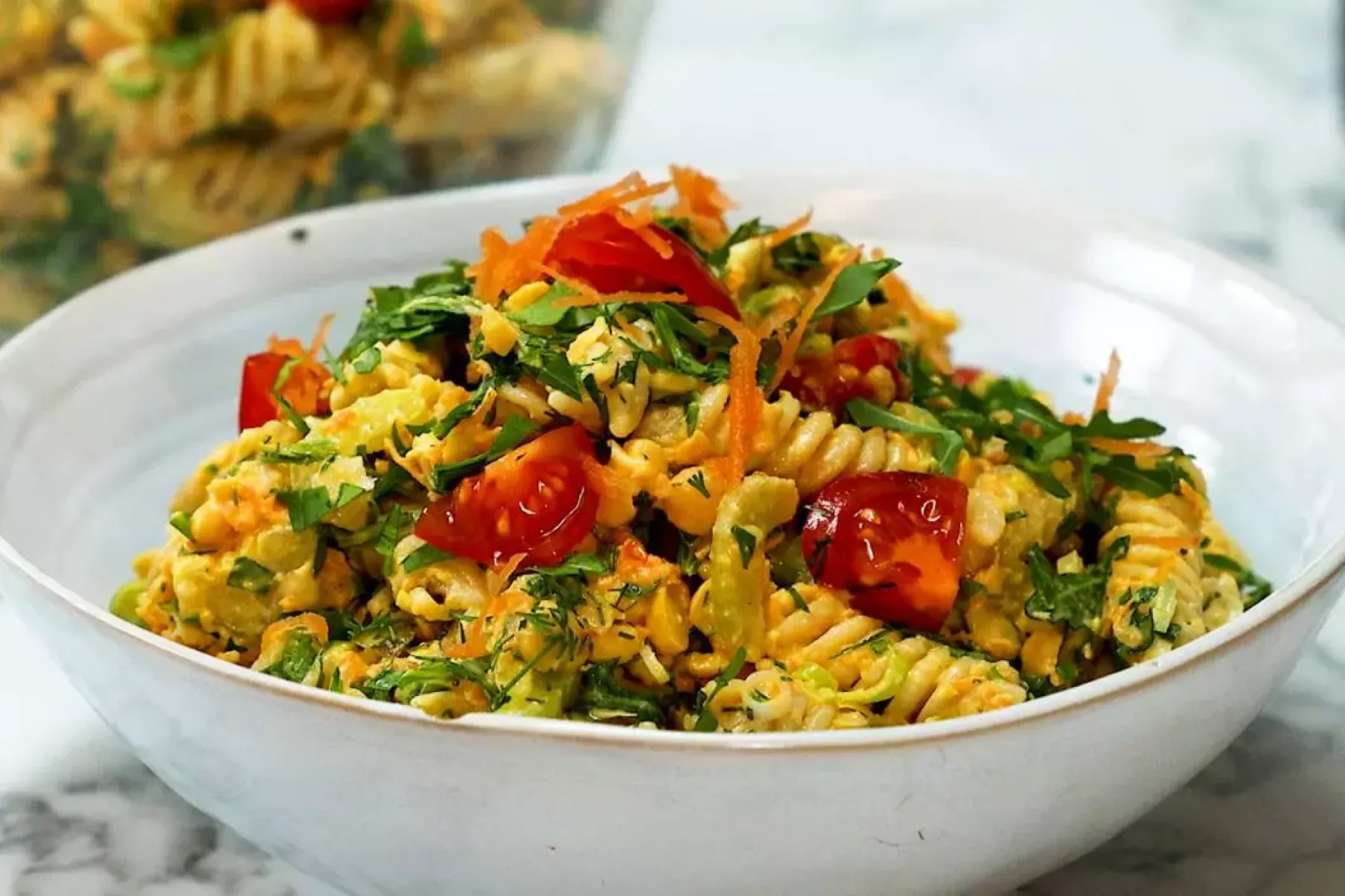 Vegan Chickpea 'Tuna' Pasta Salad Bosh TV