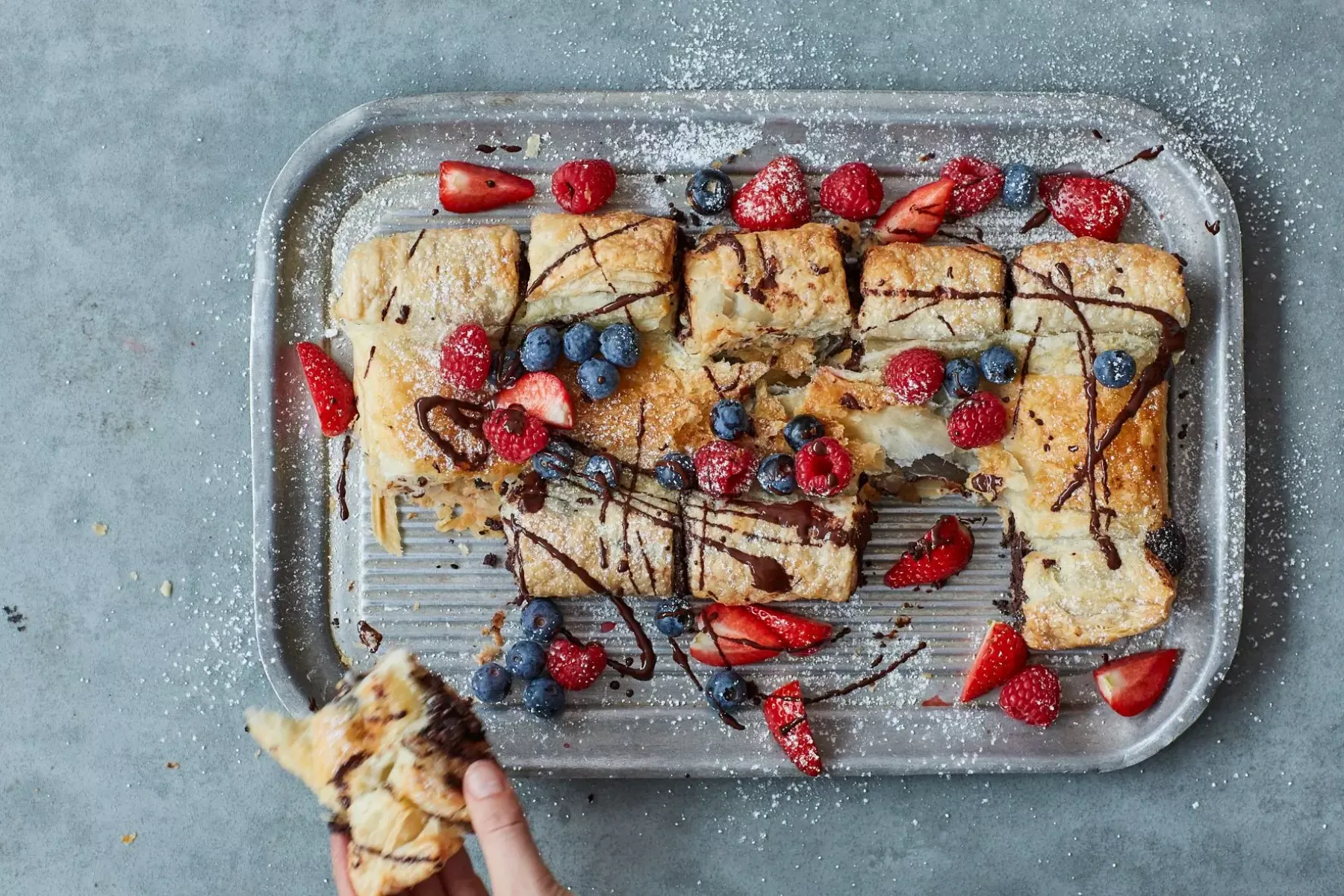 Vegan Chocolate Croissant Tearer Sharer  Bosh TV