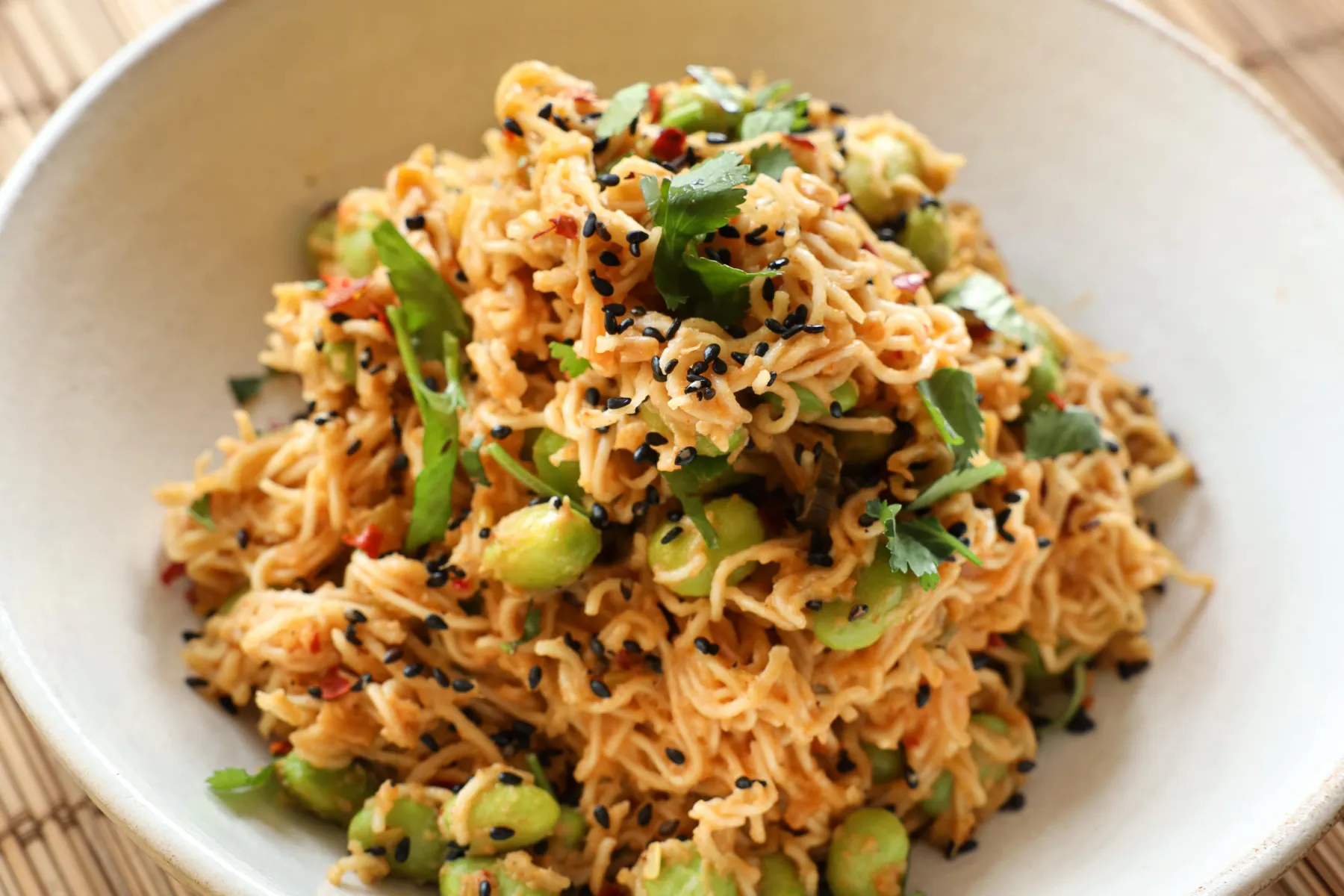 Vegan Creamy Tahini Chilli Noodles BOSHTV