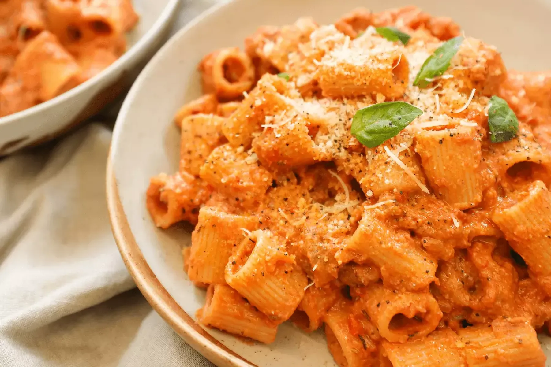 Vegan Creamy Veggie Sausage Pasta Bosh TV