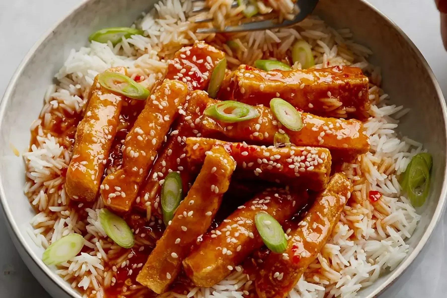 Vegan Crispy Chilli Tofu Bosh TV