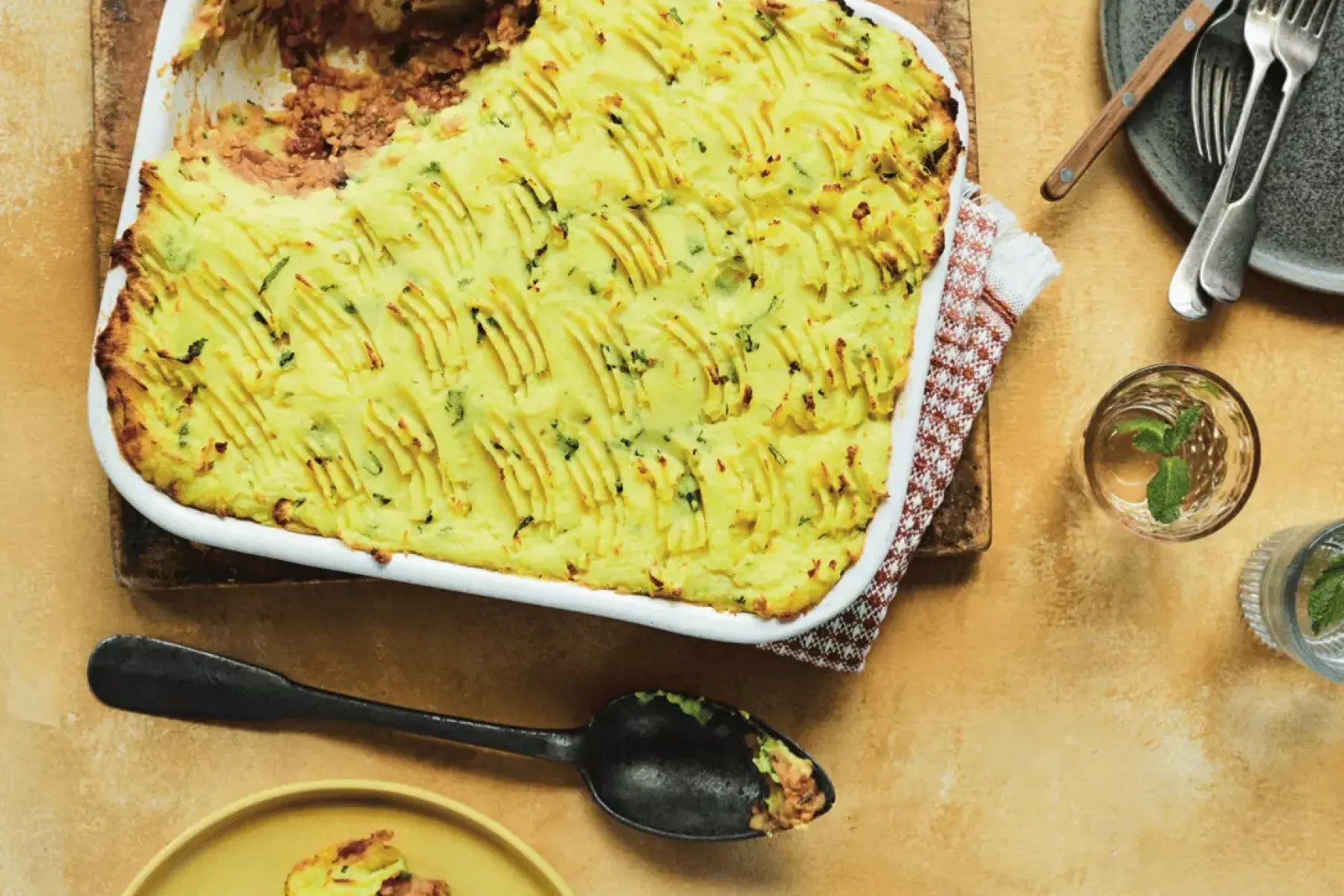 Vegan Curry Shepherd's Pie Bosh TV