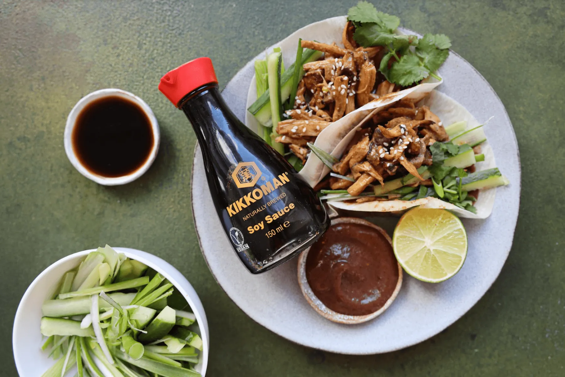 Vegan Duck Pancakes with Quick Plum Sauce BOSHTV