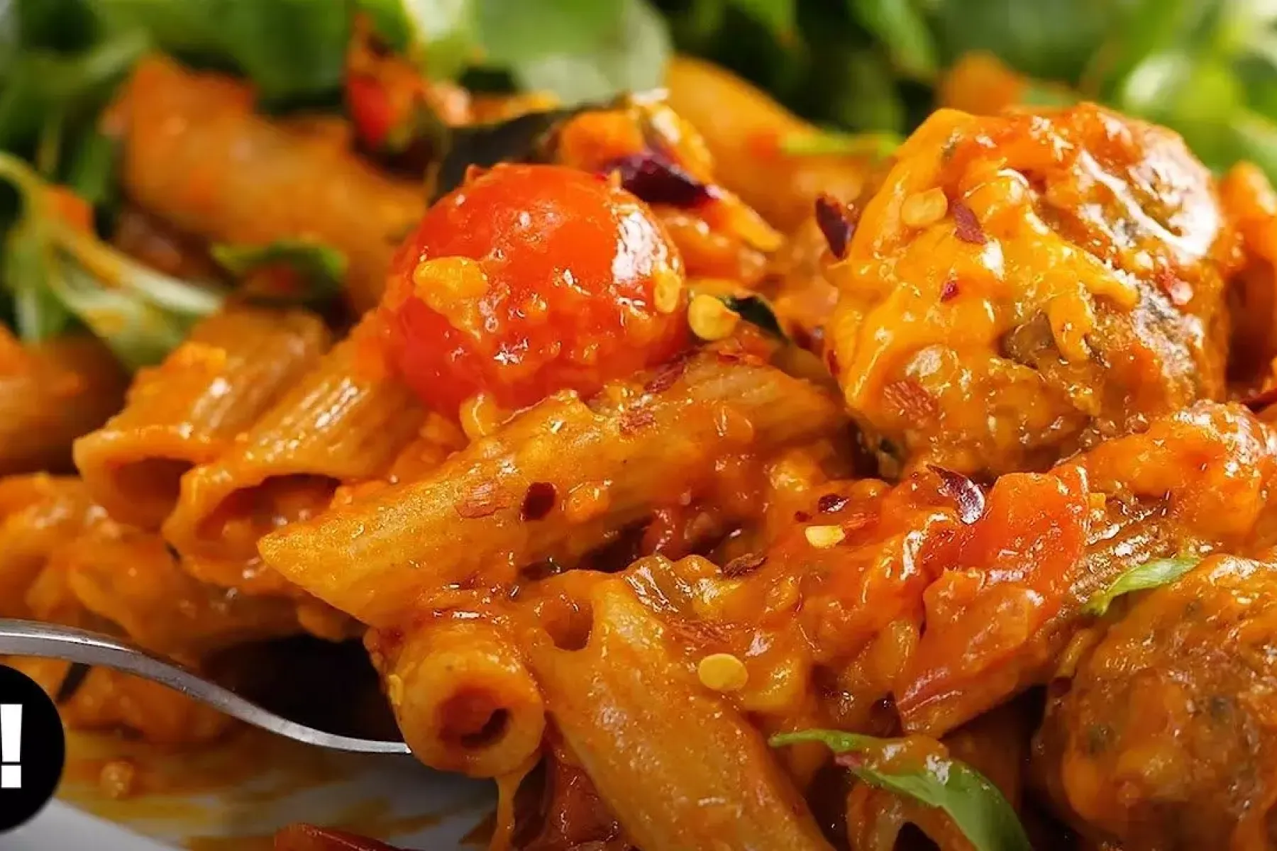 Vegan Easy Cheesy 'Meatball' Pasta Bosh TV