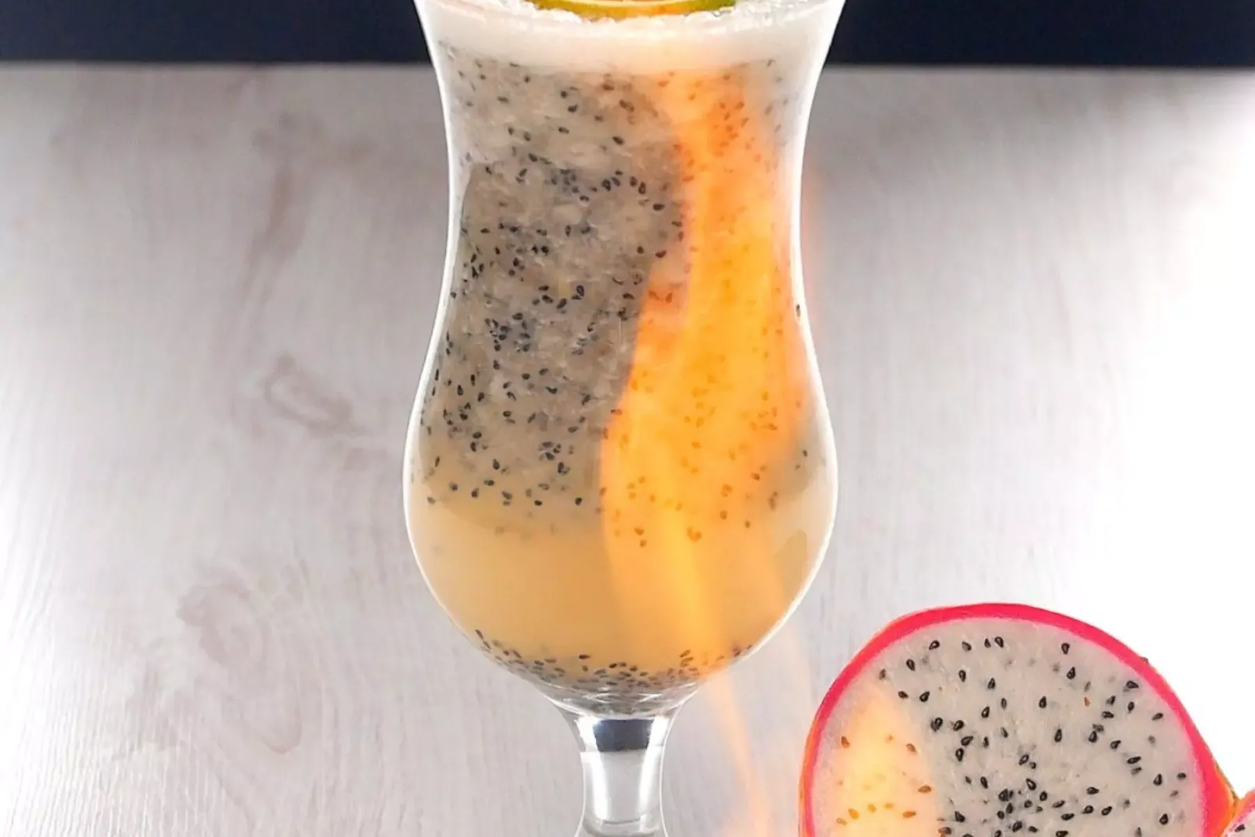 Vegan Flaming Dragonfruit Cocktail Bosh TV