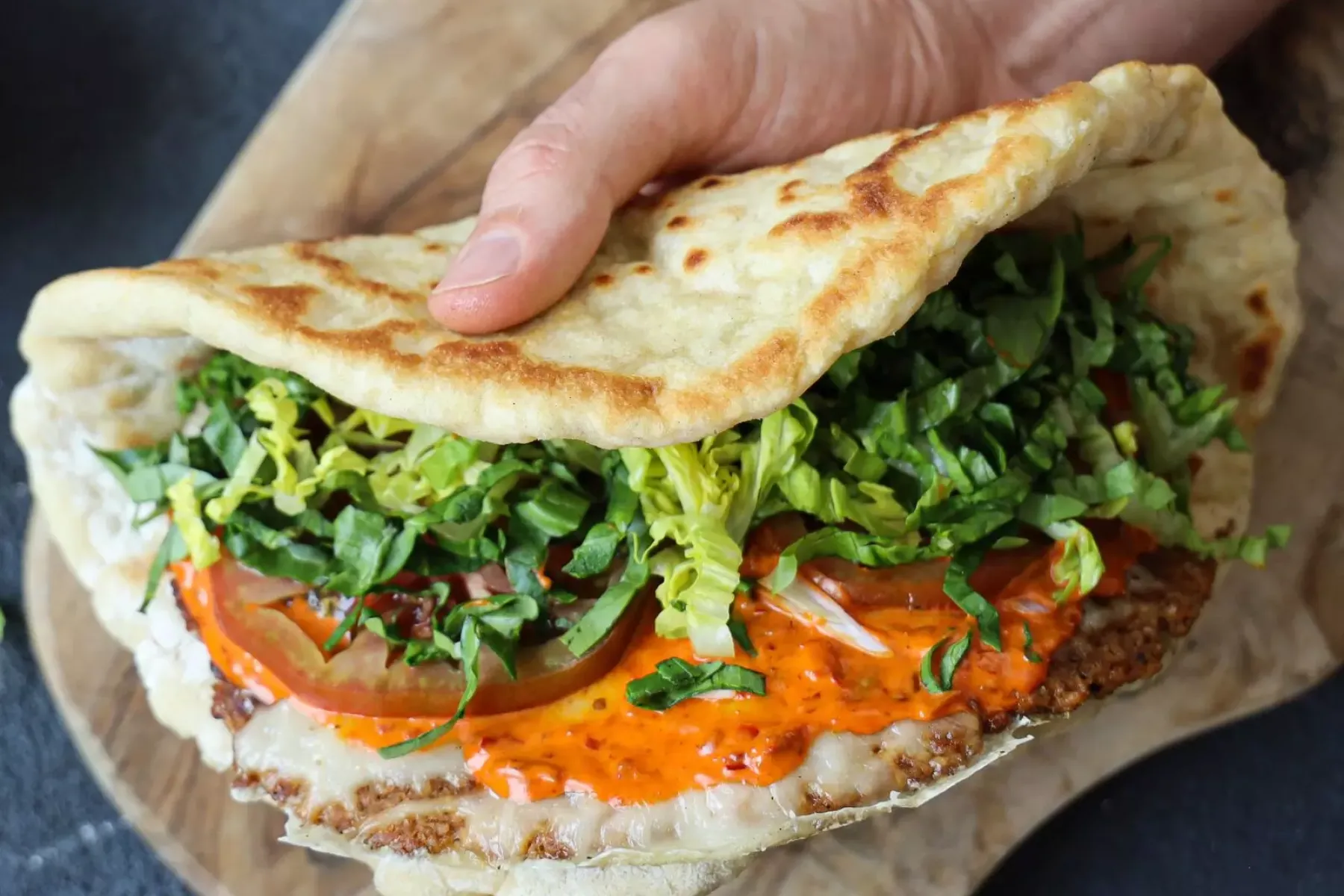 Vegan Flatbread Cheeseburger Tacos Bosh TV