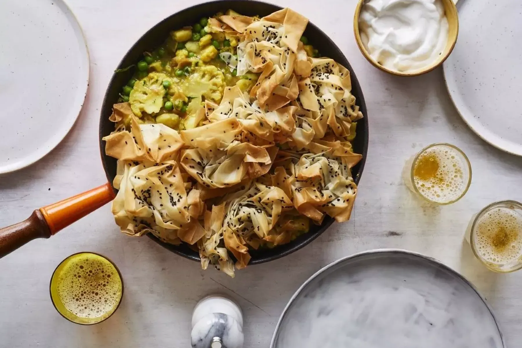 Vegan Frying Pan Samosa Pie Bosh TV
