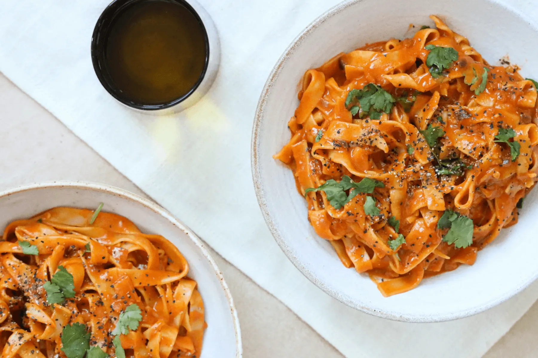 Vegan Gochujang Arrabbiata Pasta BOSHTV