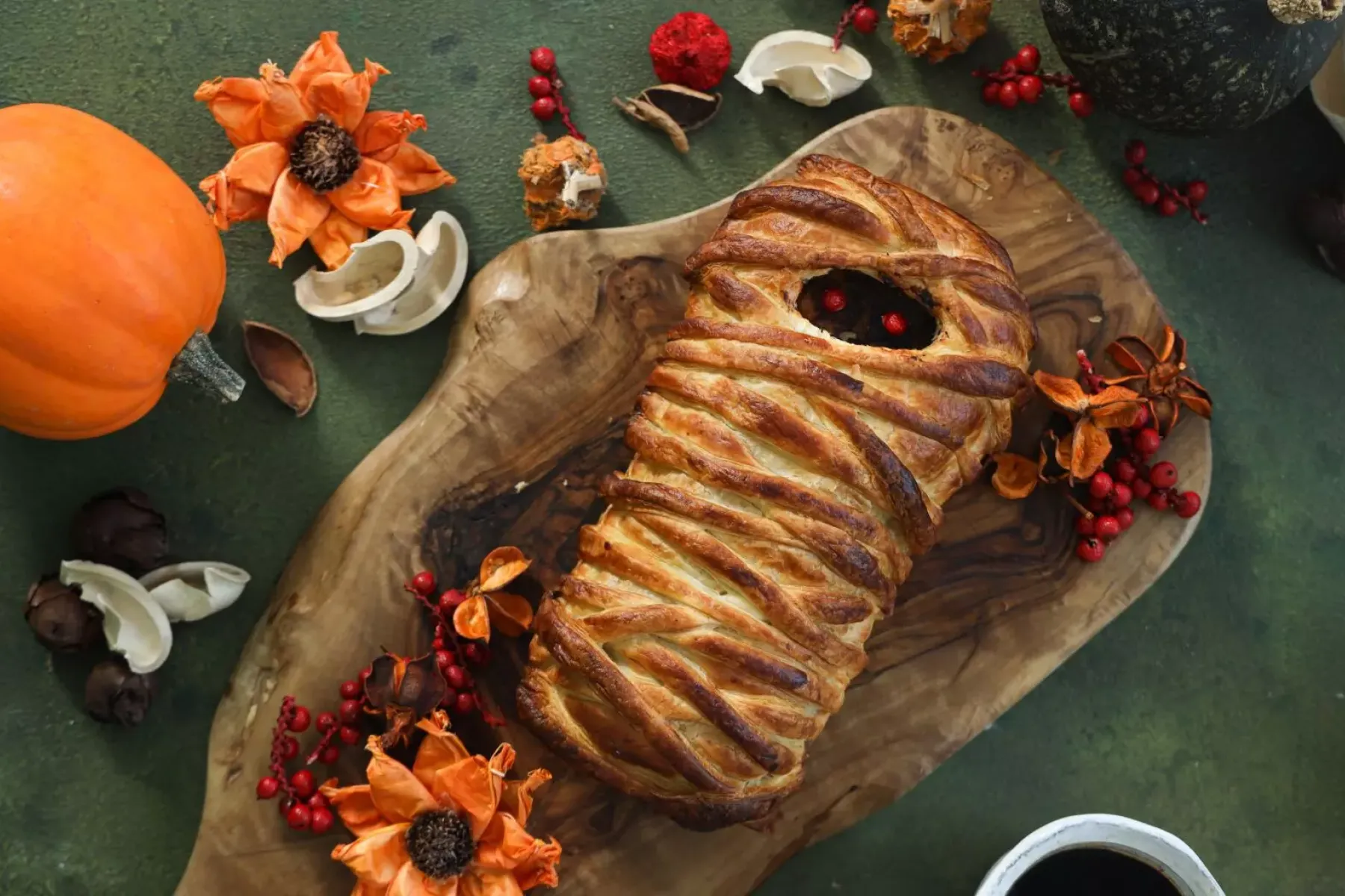 Vegan Halloween Mummy Wellington  Bosh TV