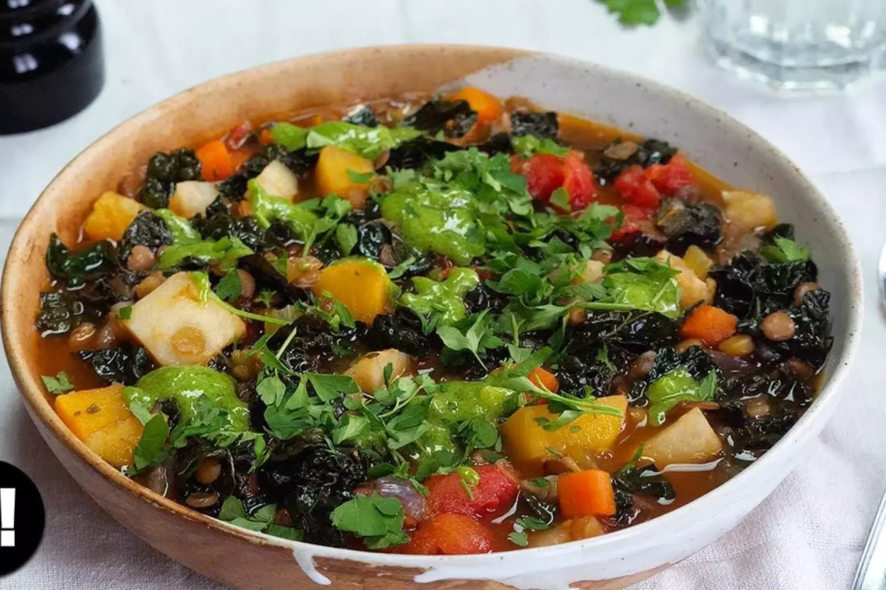 Vegan Hearty Minestrone Bosh TV