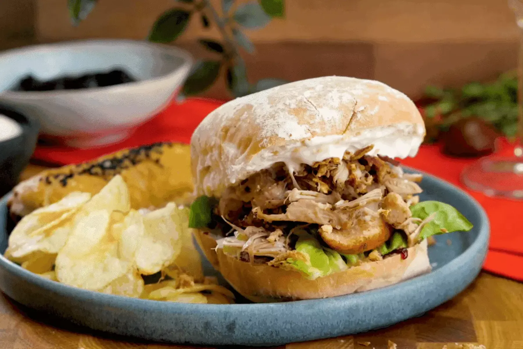 Vegan Jackfruit 'Turkey' Sandwich Bosh TV