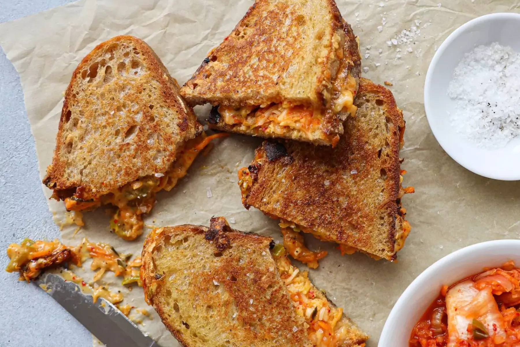 Vegan Kimcheese Toastie Bosh TV