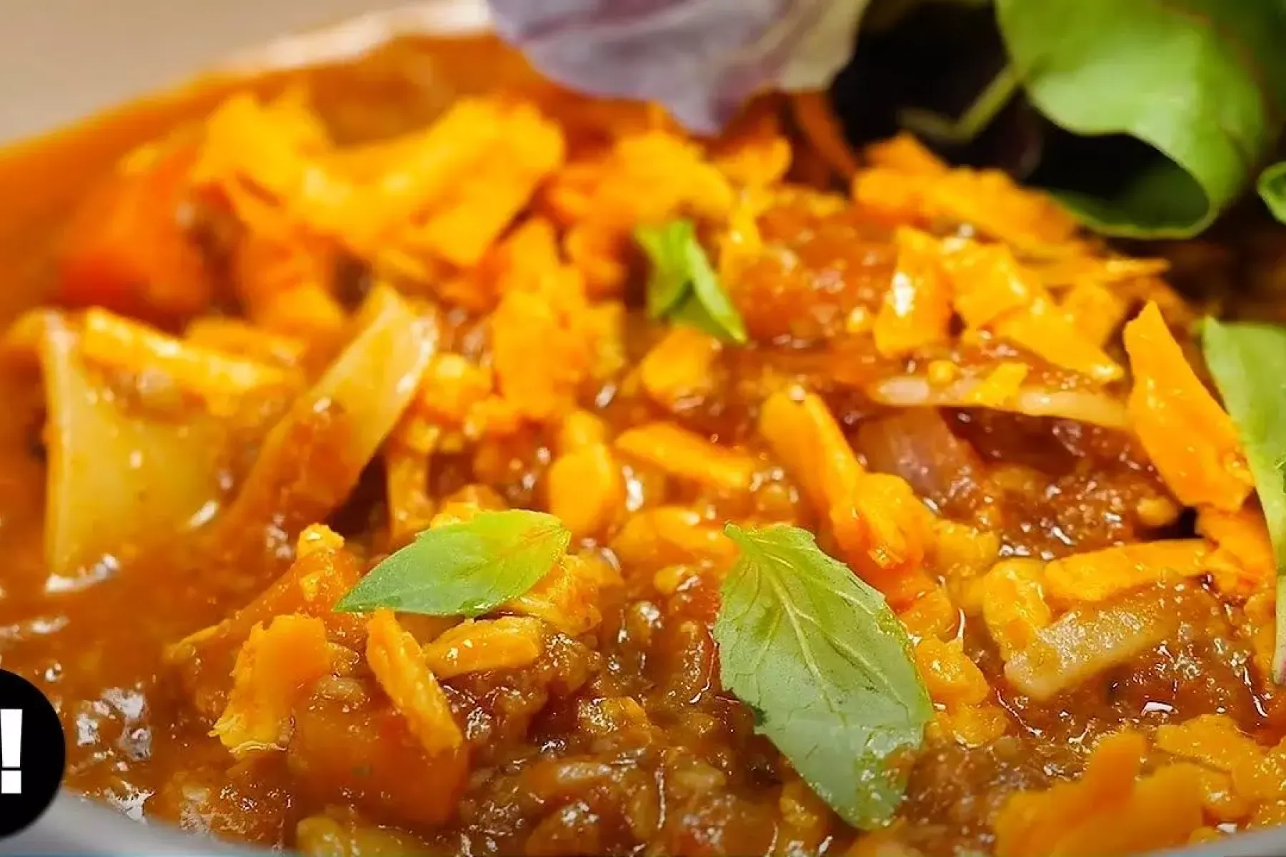 Vegan Lasagne Soup Bosh TV