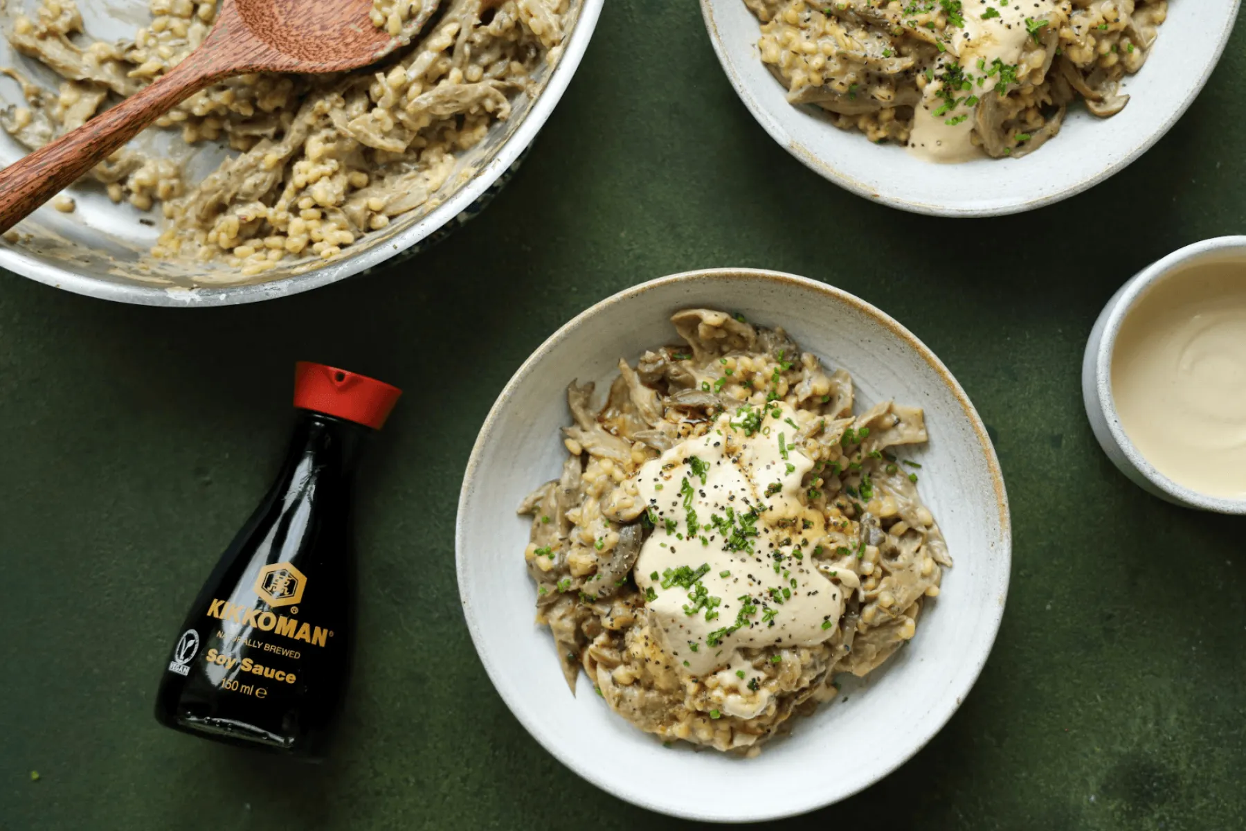 Vegan Mega Mushroom Barley Risotto BOSHTV