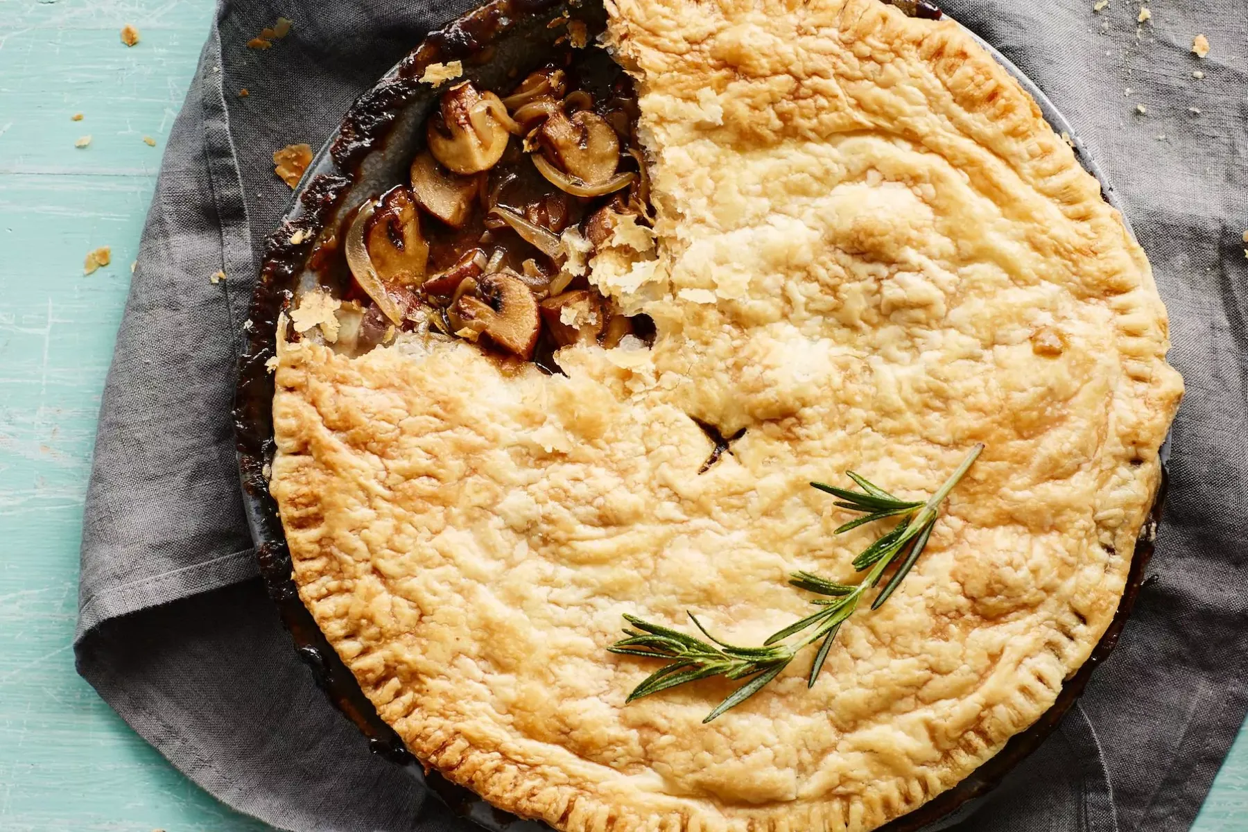 Vegan Mushroom & Guinness Pie Bosh TV
