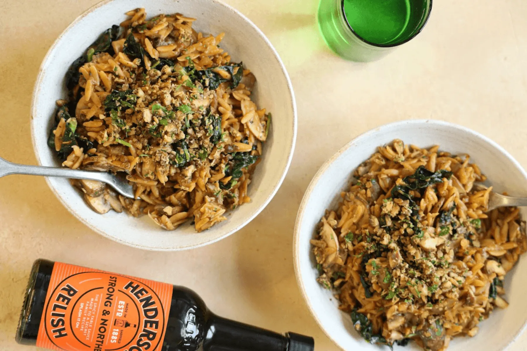 Vegan One Pan Henderson's Orzo BOSHTV