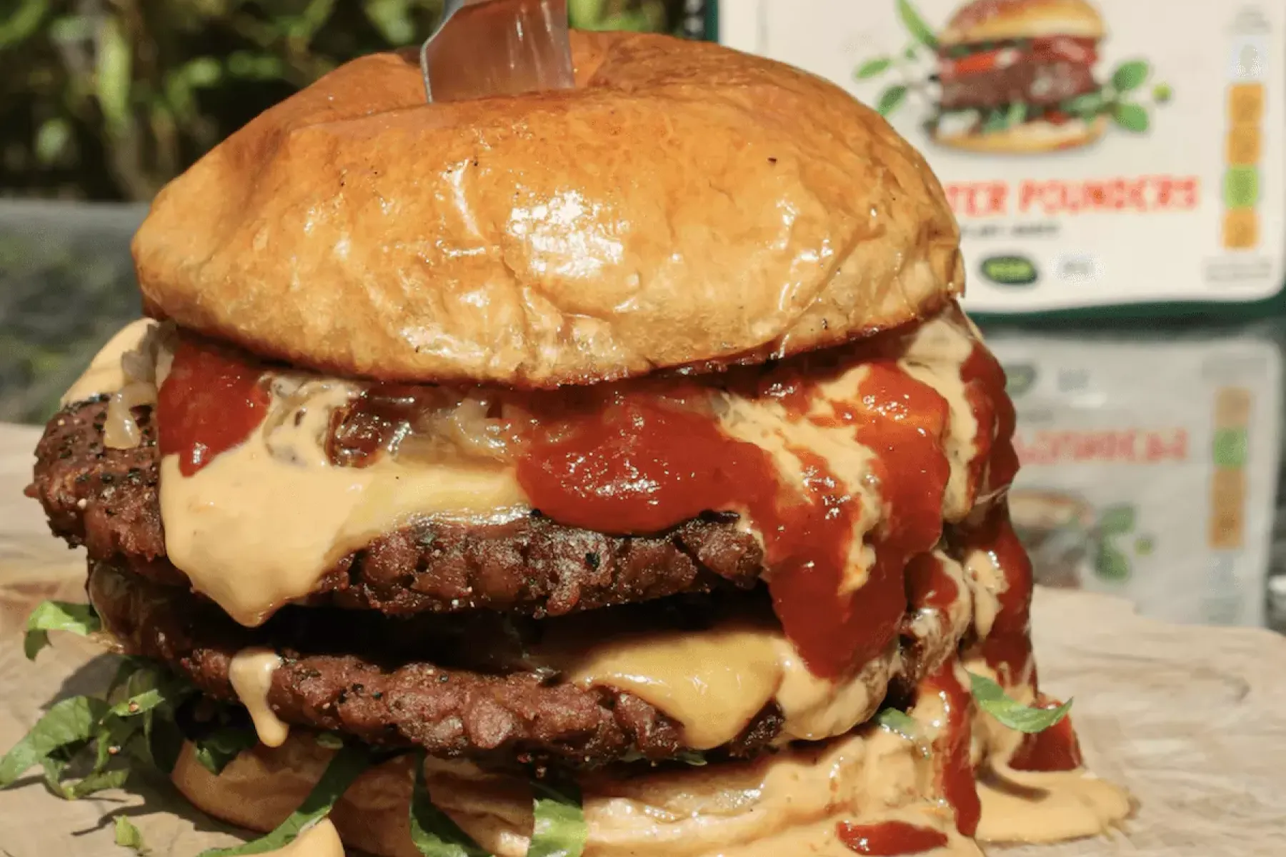 Vegan PB&J Burger Bosh TV