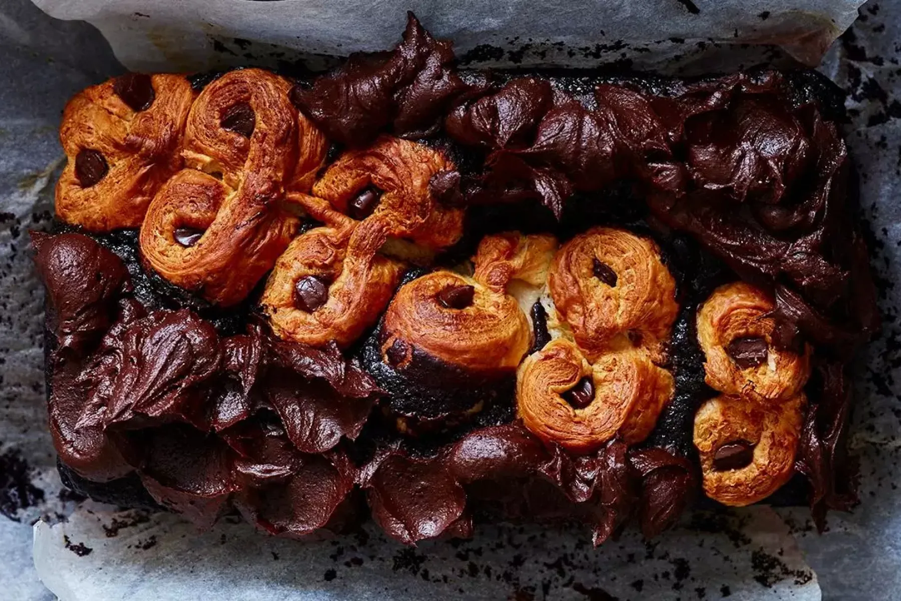 Vegan Pain au Chococake Cake Bosh TV