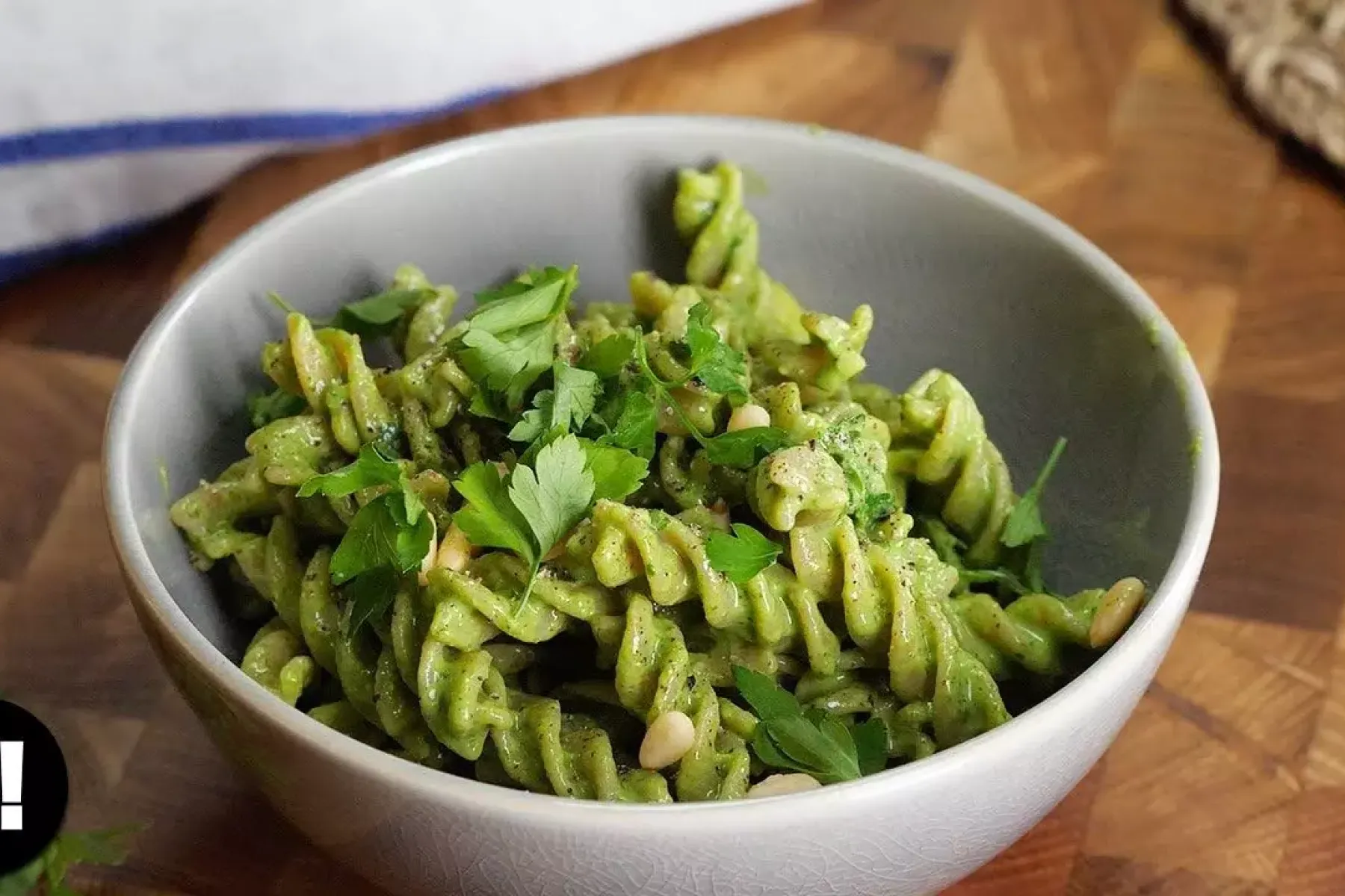 Vegan Parsley Pesto Pasta  Bosh TV