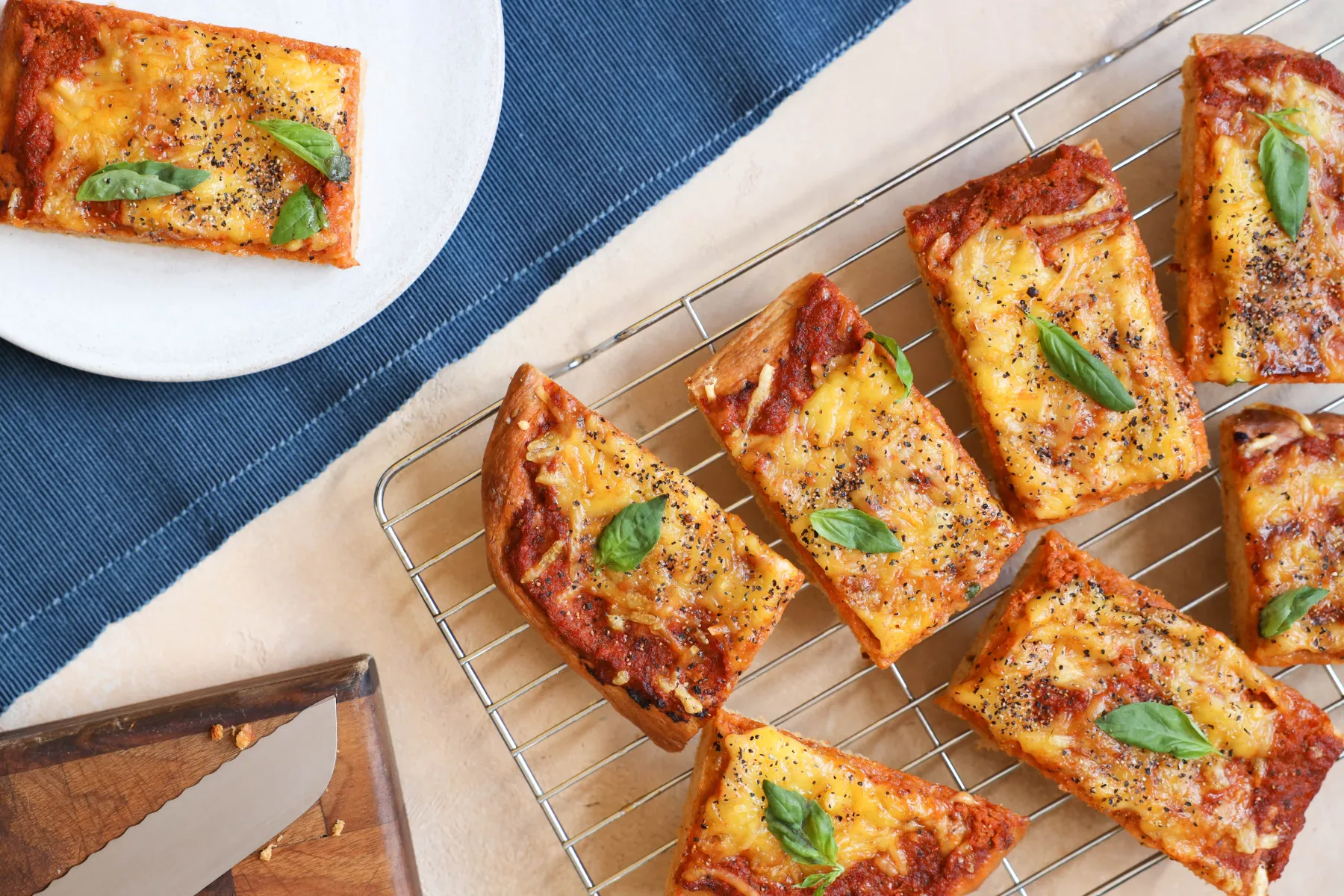 Vegan Pizza Focaccia BOSHTV
