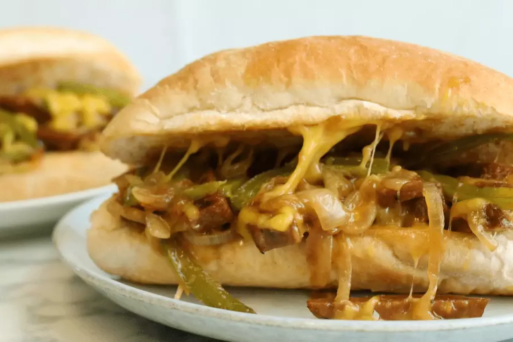 Vegan Plant-Based Philly Cheesesteak Bosh TV