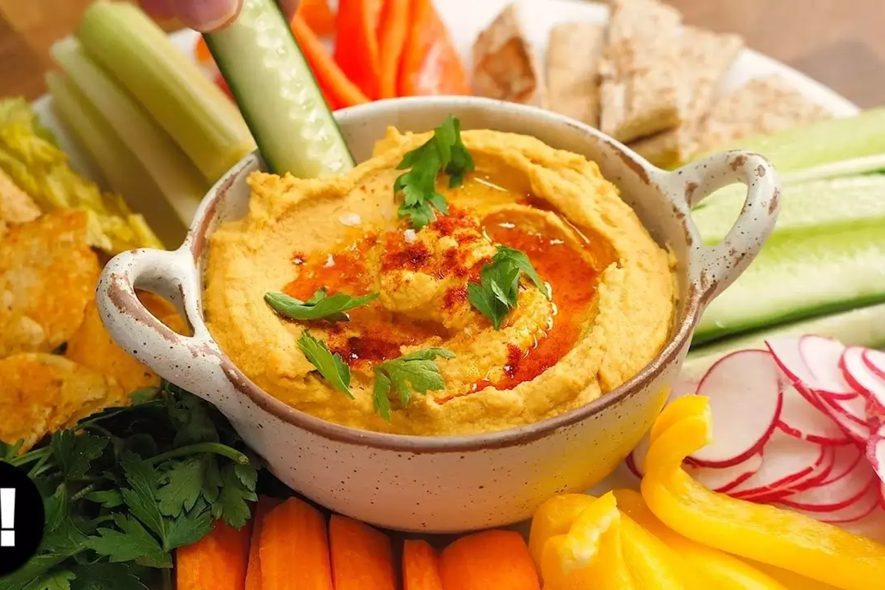 Vegan Protein Packed Hummus Bosh TV