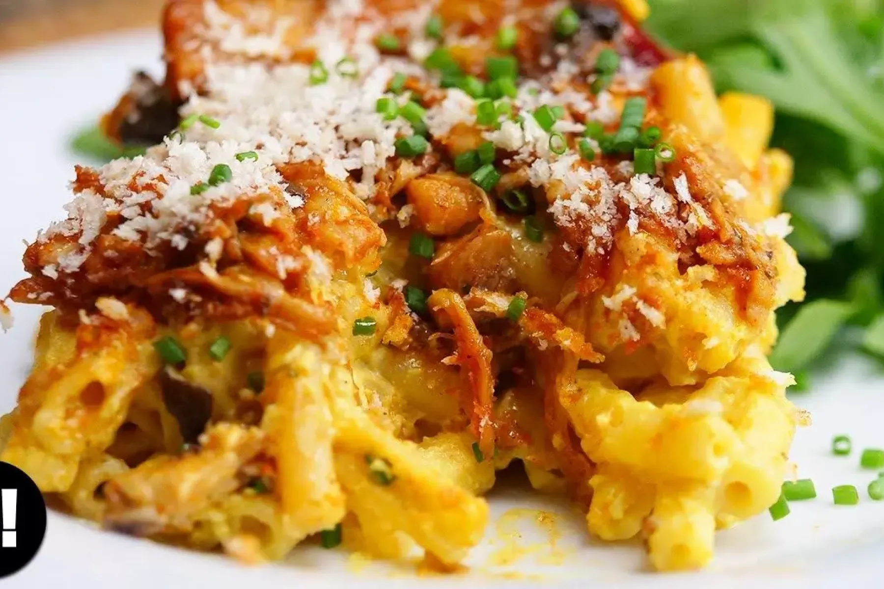 Vegan Pulled 'Pork' Baked Mac and Cheese Bosh TV