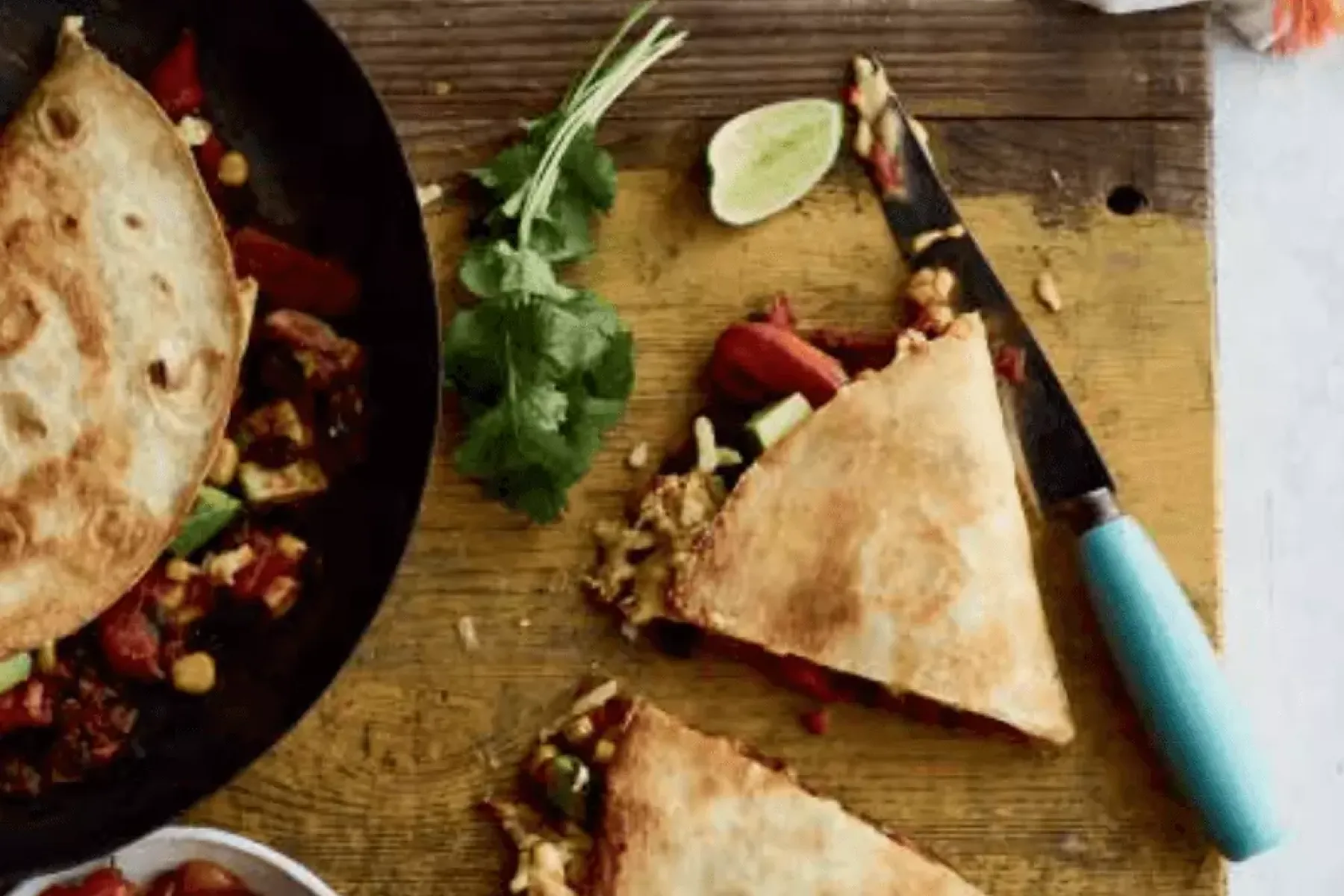 Vegan Quick Quesadilla Bosh TV