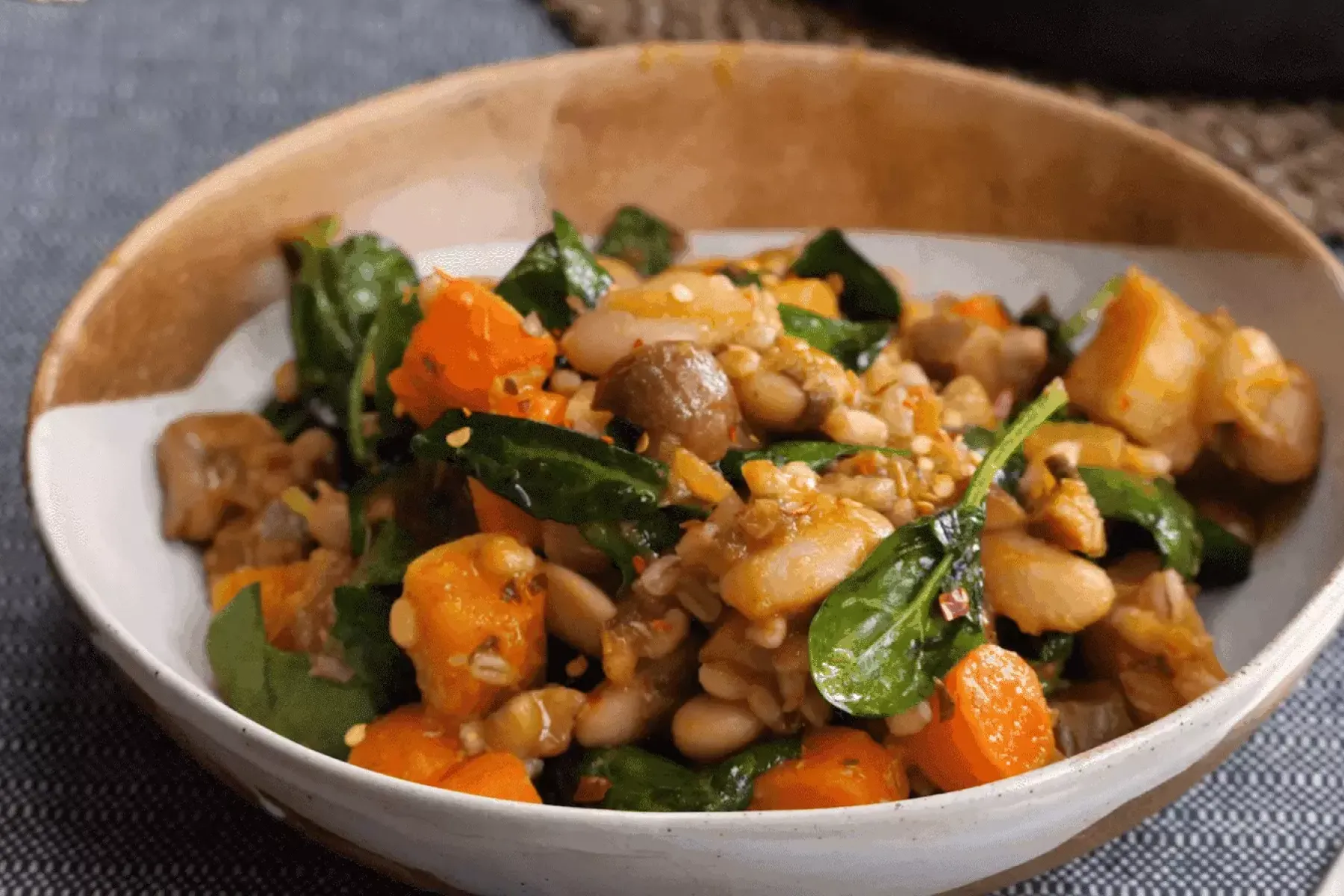 Vegan Rainbow Chestnut Stew  Bosh TV