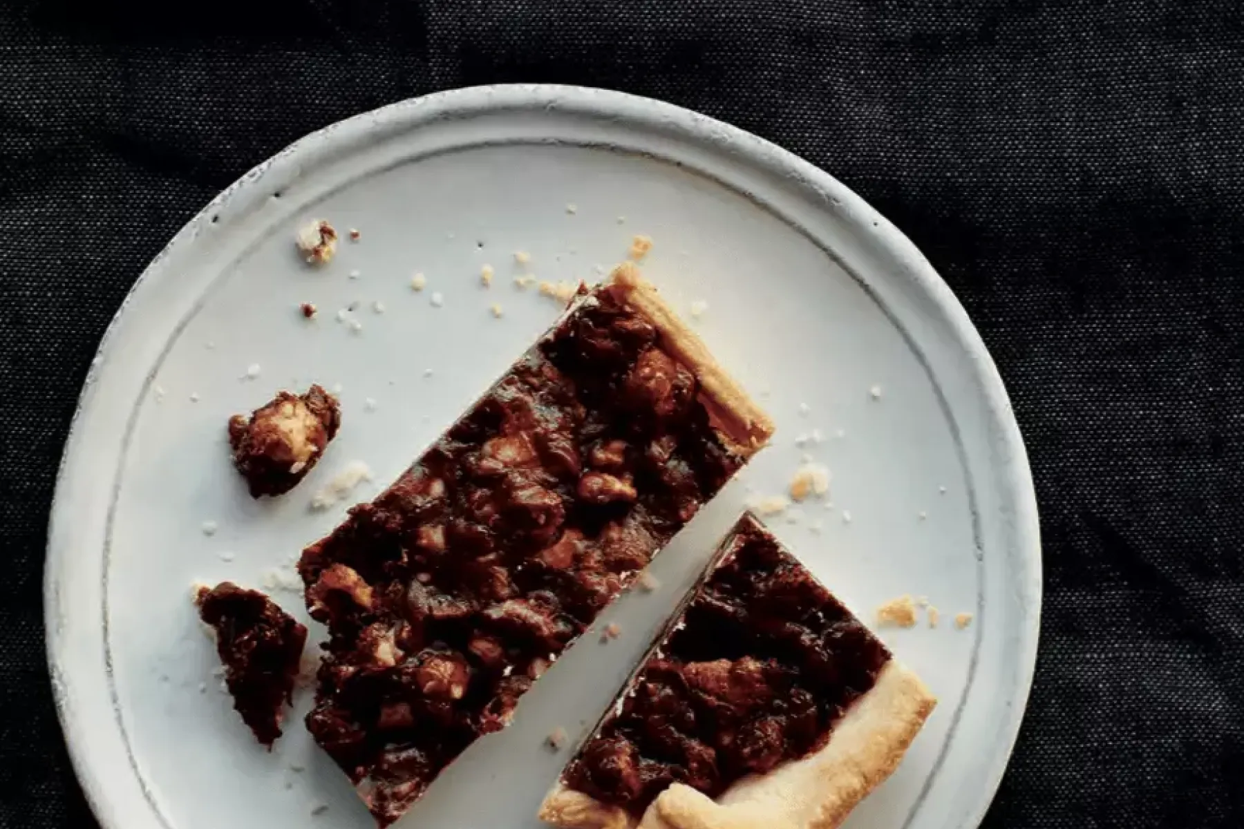 Vegan Salted Caramel Chocolate Crunch Tart Bosh TV