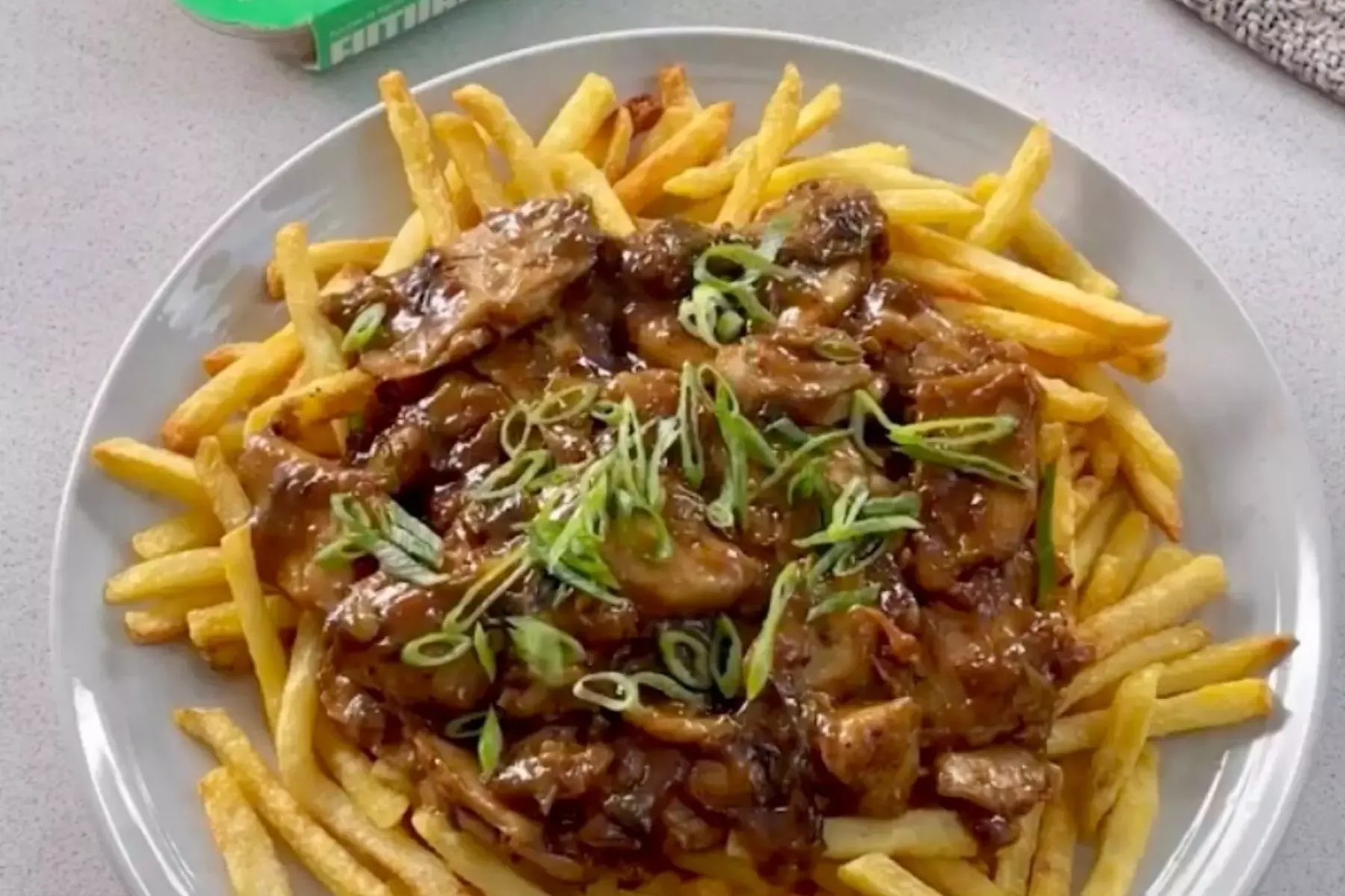 Vegan Sichuan 'Chicken' Loaded Fries Bosh TV