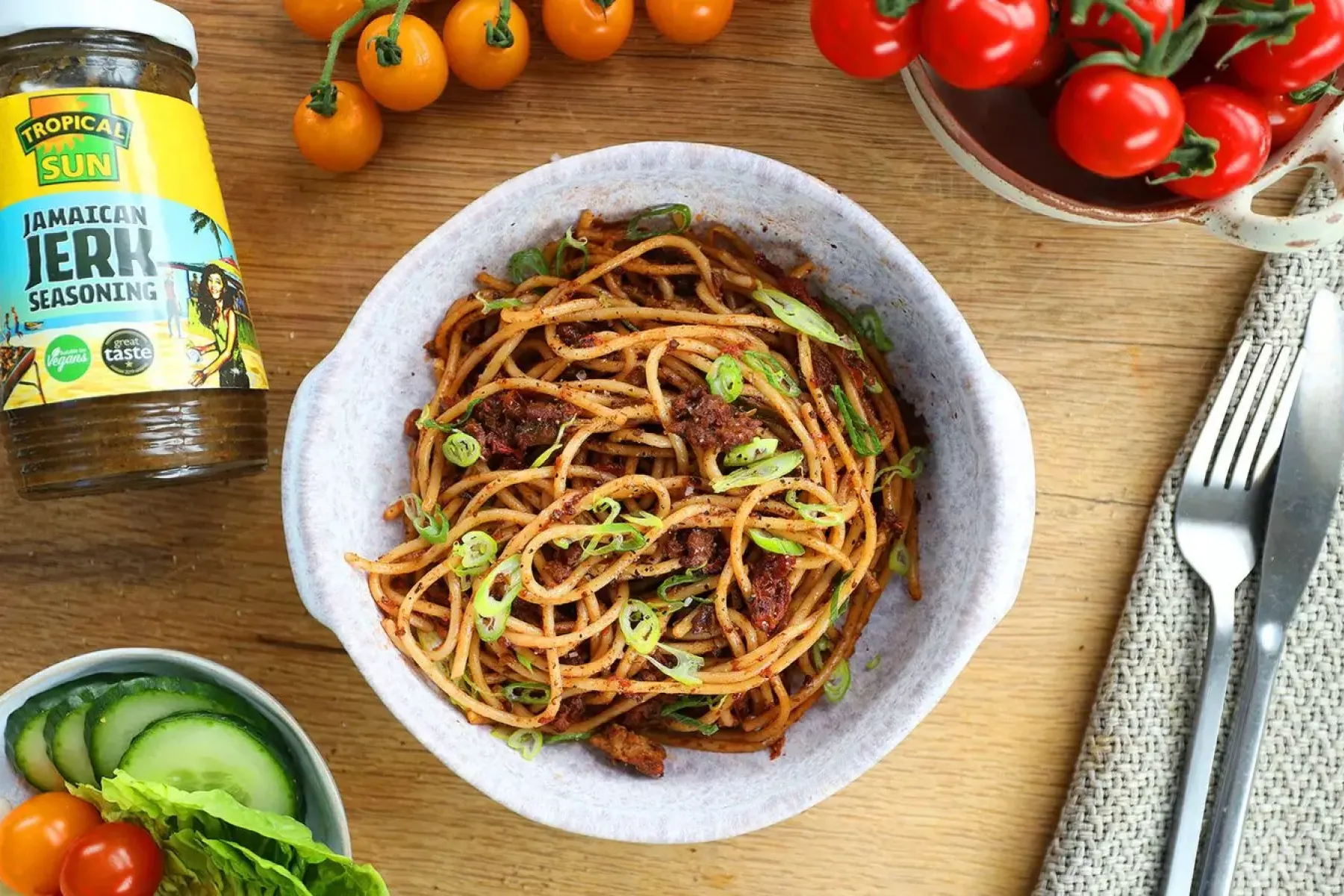 Vegan Spicy Smokey Spag Bol Bosh TV