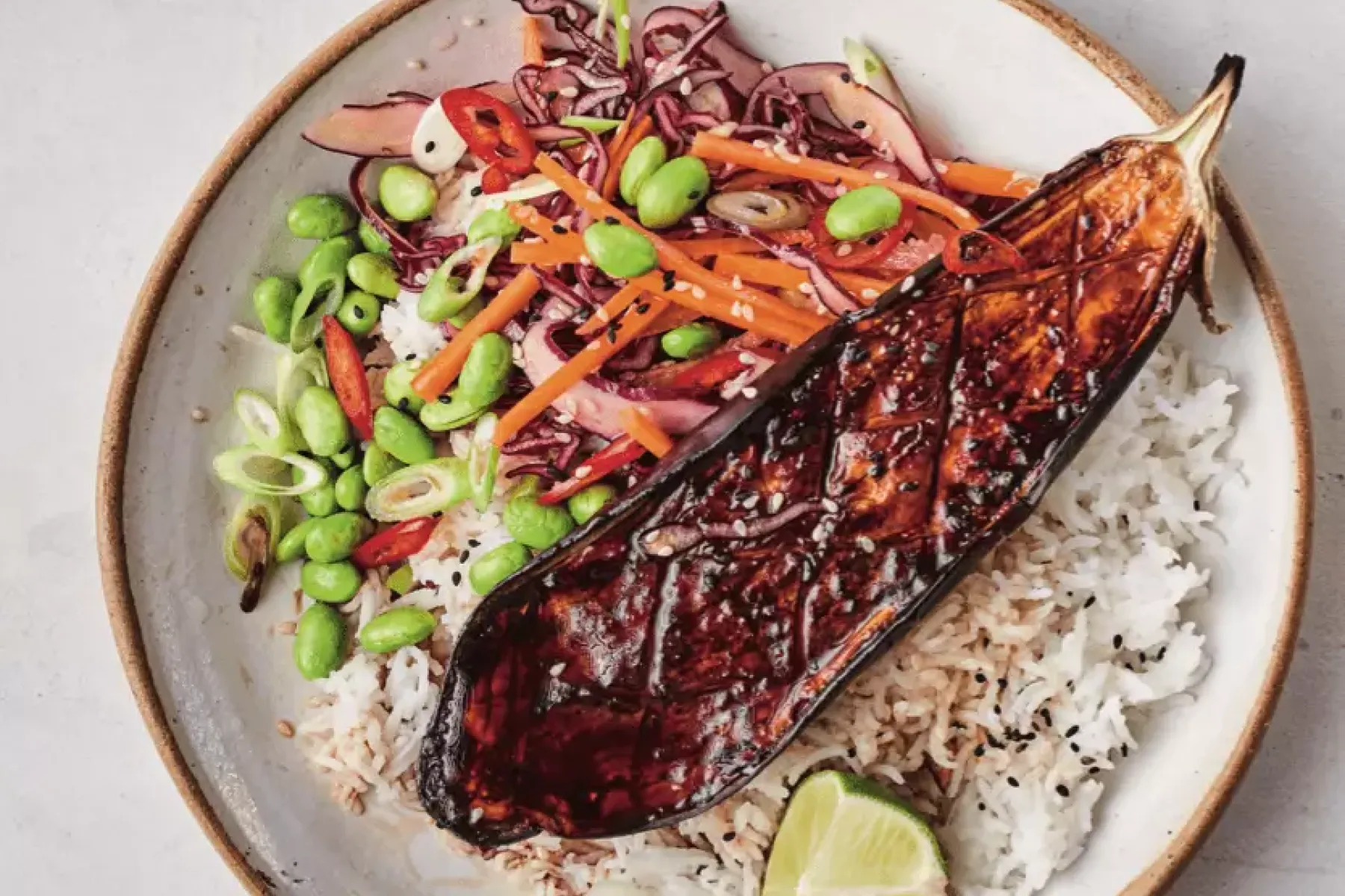 Vegan Sticky Teriyaki Aubergine Bosh TV