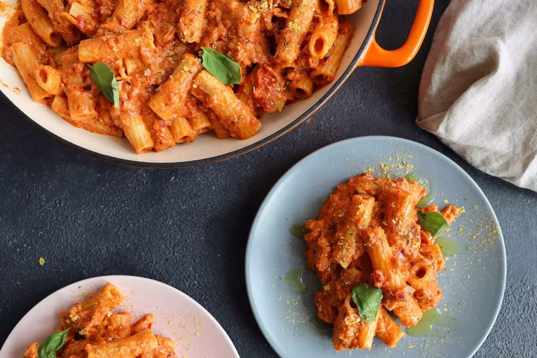 Vegan Sun-Dried Tomato Rigatoni Bosh TV