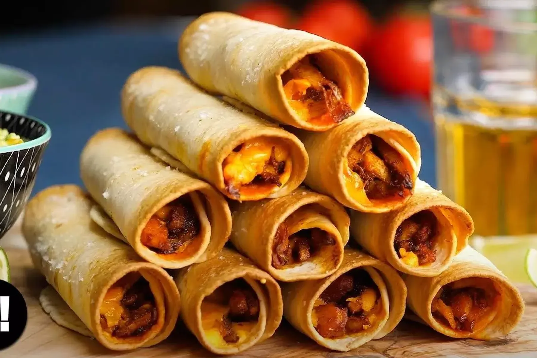 Vegan Tasty 'Chicken' Taquitos Bosh TV
