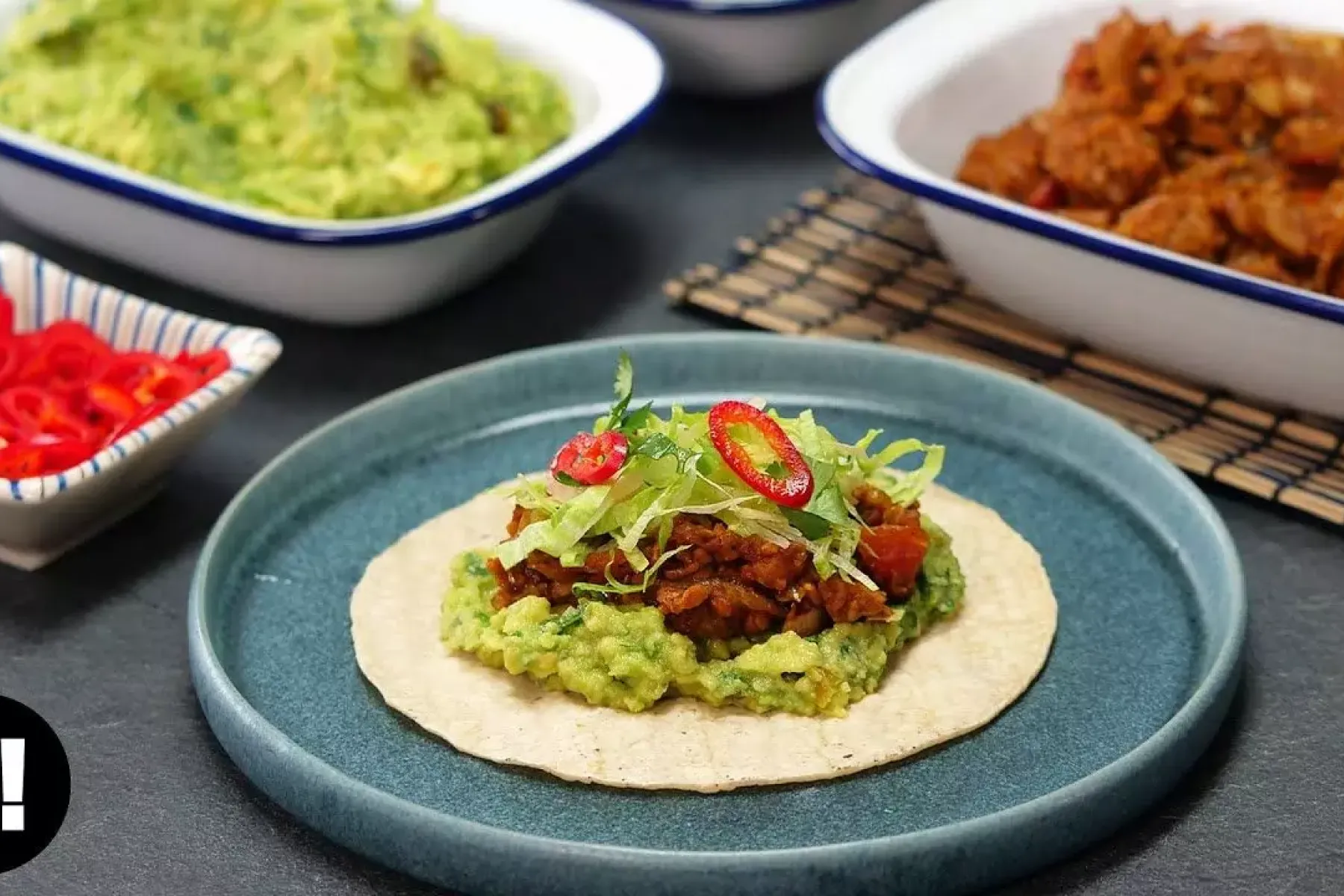 Vegan Tinga Tempeh Tacos Bosh TV