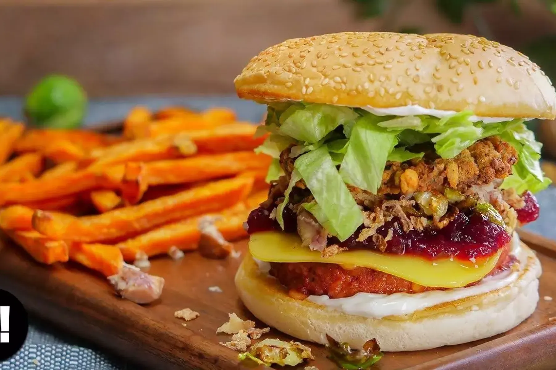 Vegan Ultimate Christmas Burger Bosh TV