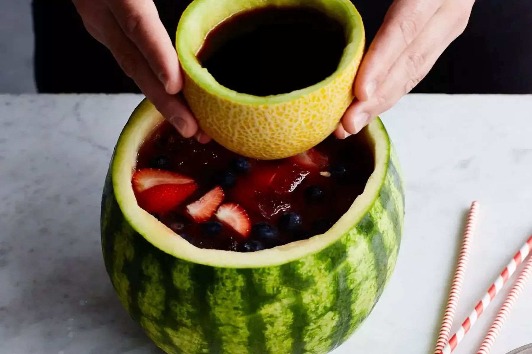Vegan Watermelon Jägerbomb Punch Bosh TV