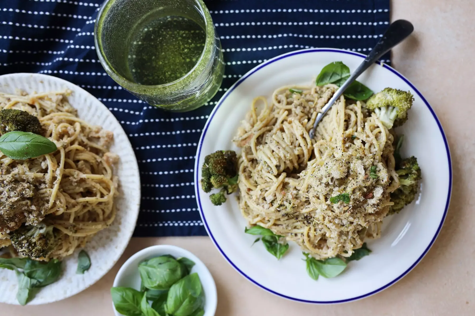 Vegan Zero Waste Roasted Broccoli Pesto Pasta Bosh TV
