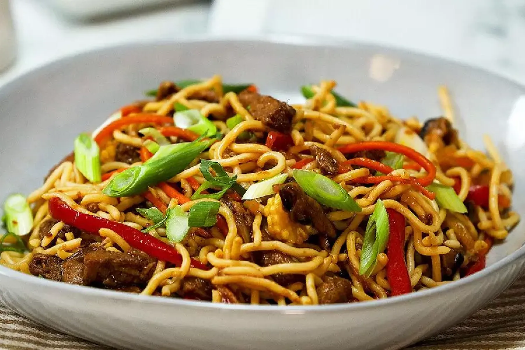Vegan 'Chicken' Lo Mein Bosh TV