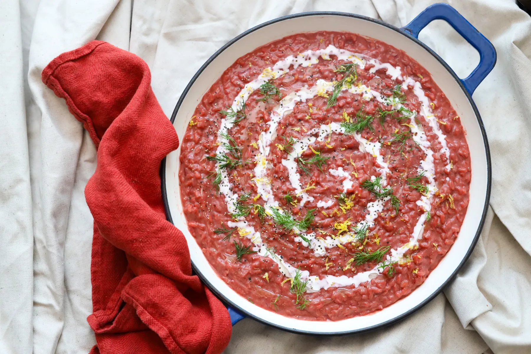 Miso Beetroot Risotto