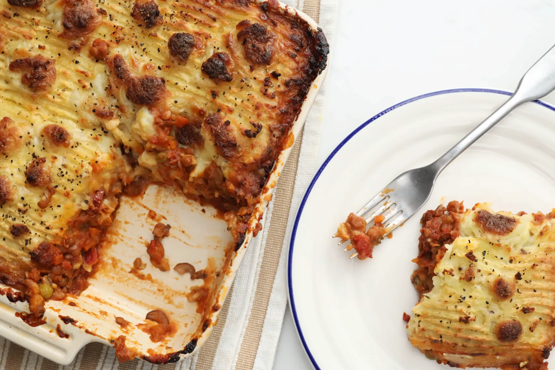 Shepherds Pie With Boursin Mash Topping