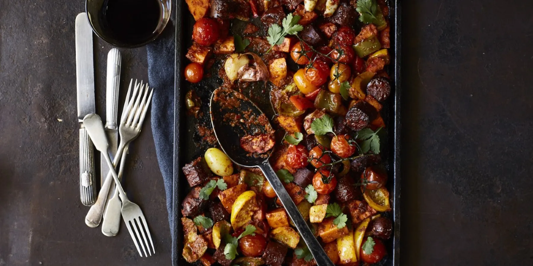 HELLO Magazine X BOSH! Piri Piri Chorizo Bake