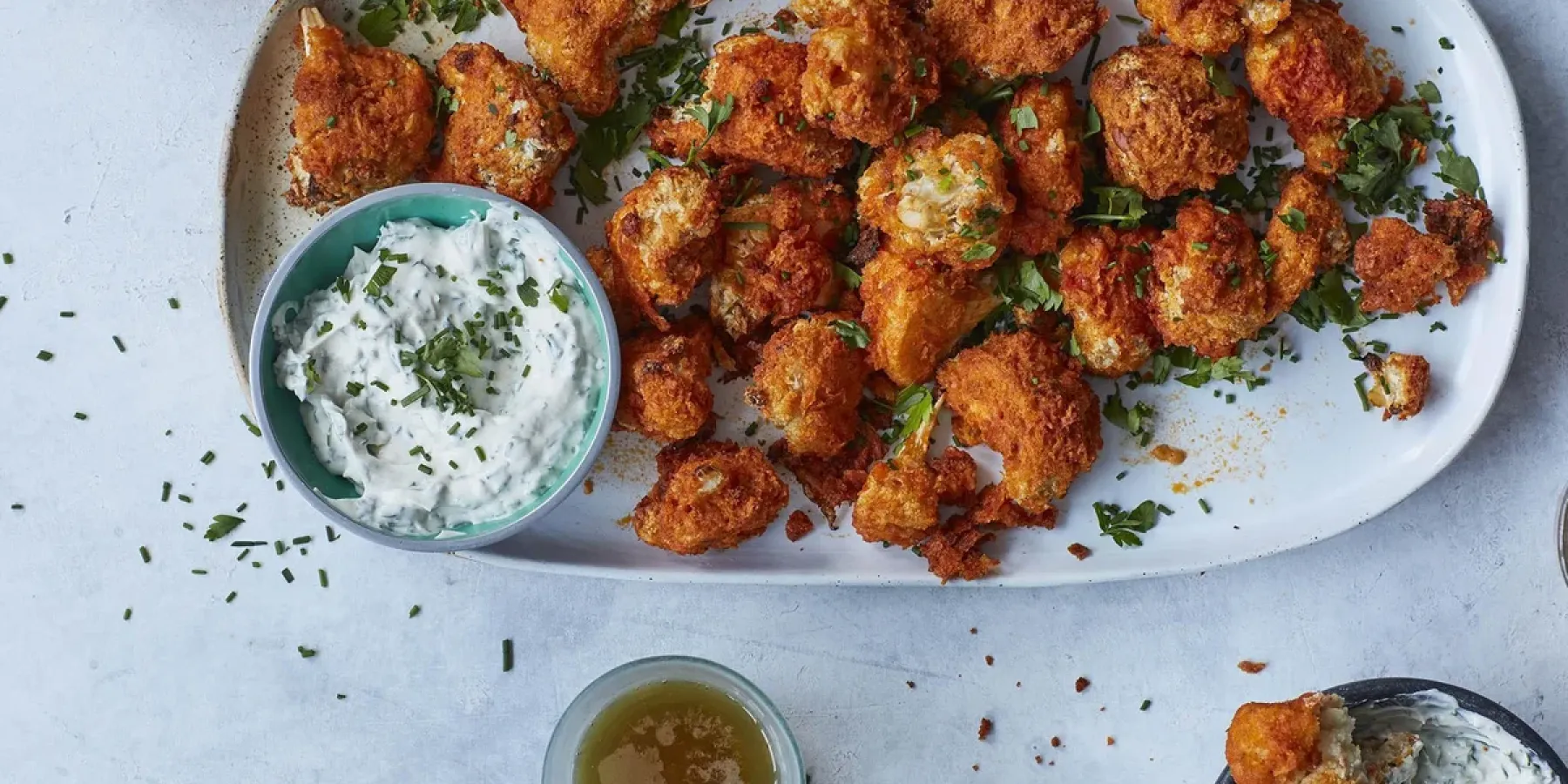 Compassionate Living Magazine X BOSH! Buffalo Cauli Wings in 