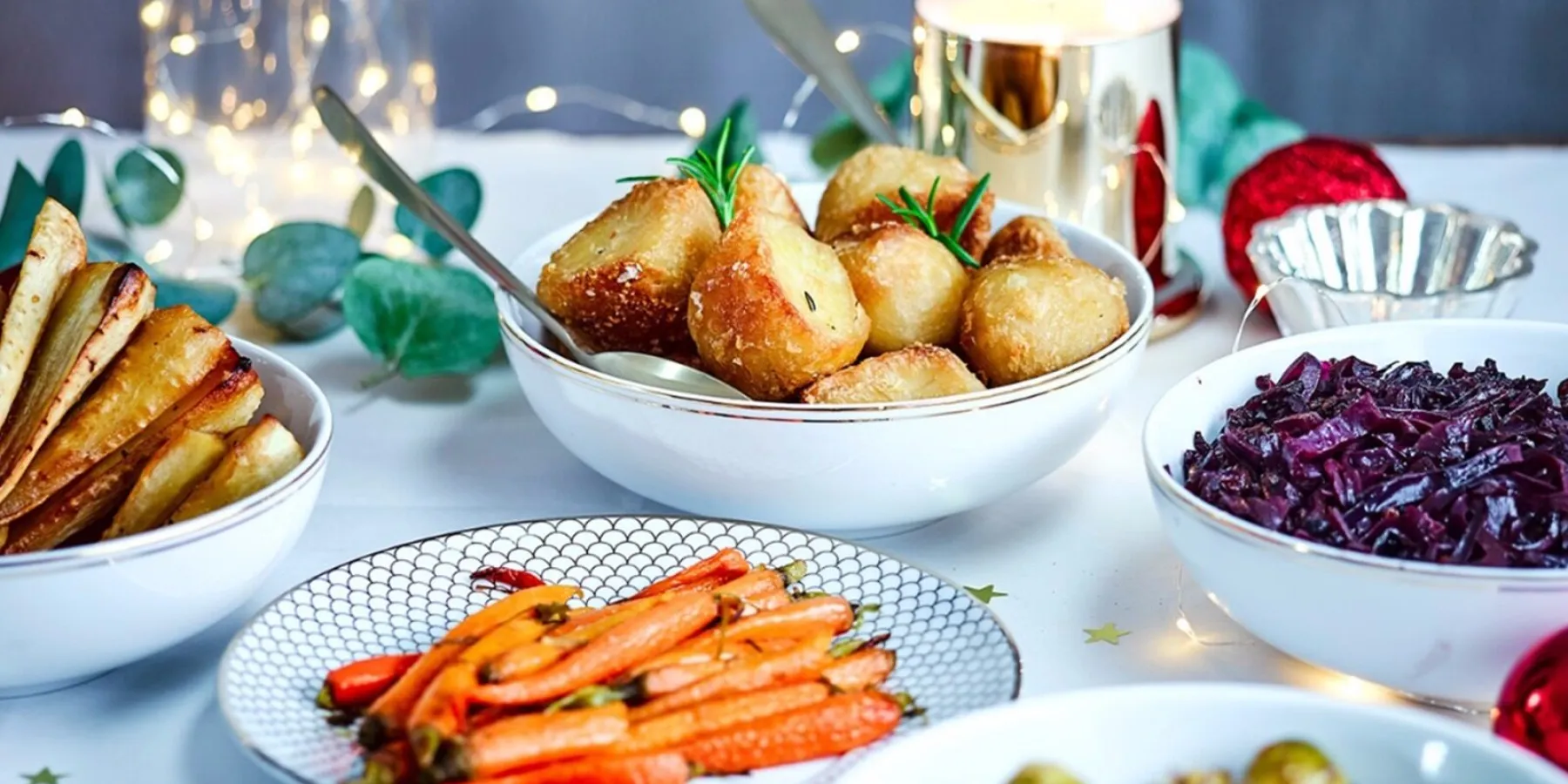 Tesco X BOSH! Highlights Vegan Christmas Dinner 