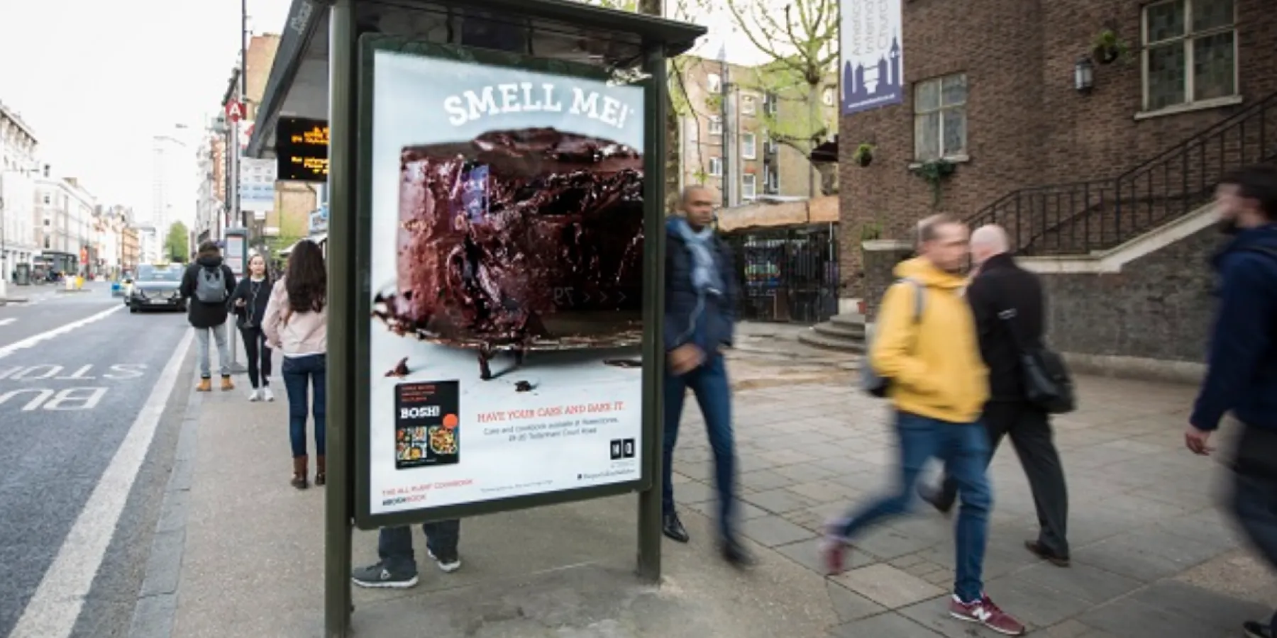 BOSH! Scented Advert in London