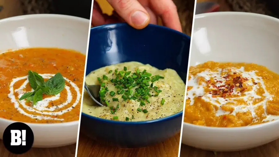 Vegan 4 Winter Warming Soups Bosh TV
