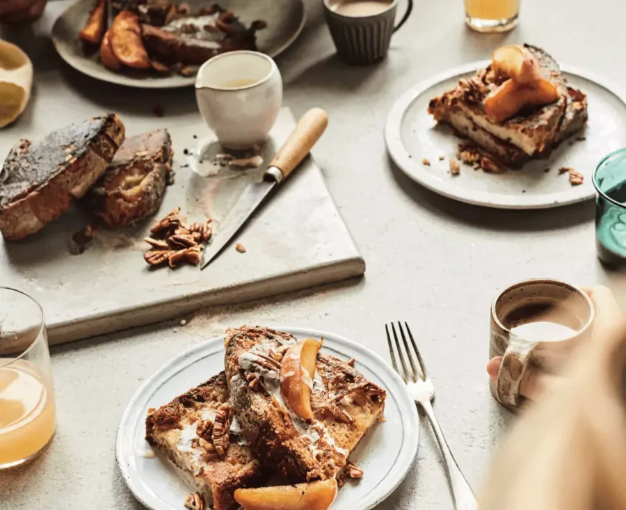 Vegan Apple & Cinnamon French Toast Bosh TV